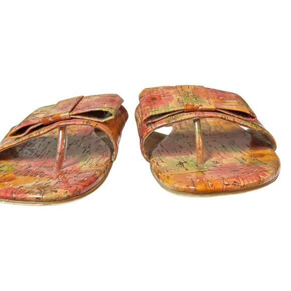 Moda Spana Size 7.5 Floral Slide Sandals Has Flaw - Picture 6 of 11